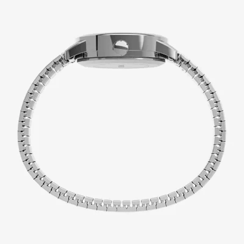 Timex Womens Silver Tone Stainless Steel Watch Boxed Set Twg025200jt
