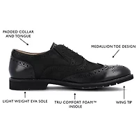 Thomas And Vine Covington Mens Wing Closed Toe Oxford Shoes