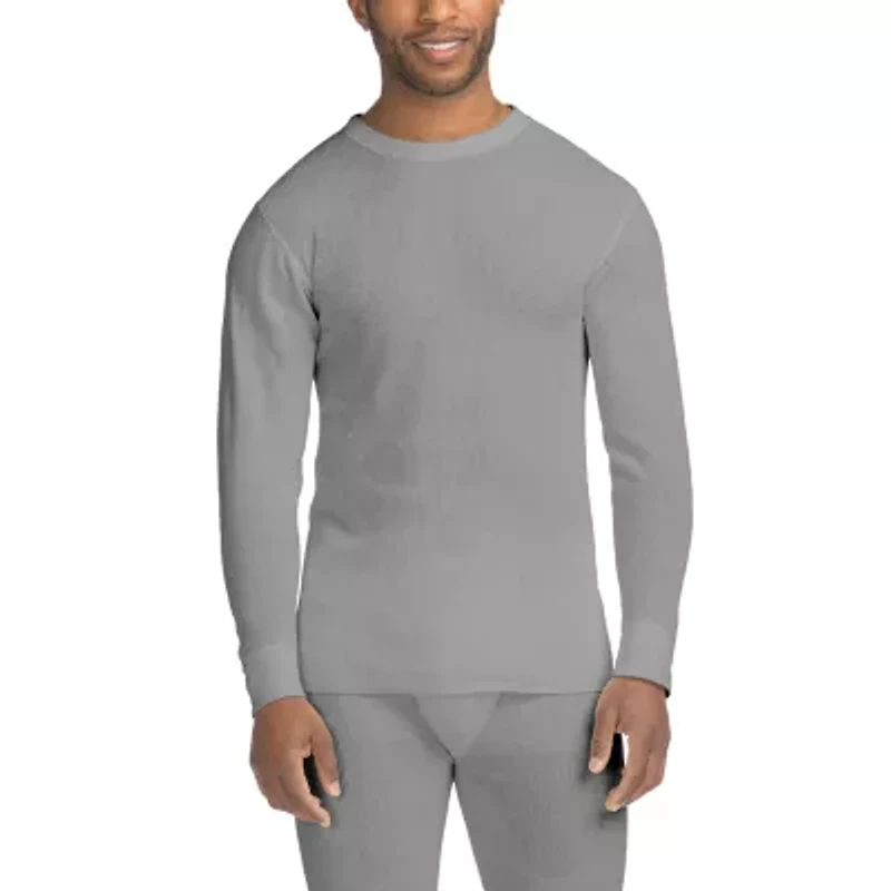Hanes Mens Thermal Crew Neck Long Sleeve Thermal Shirt