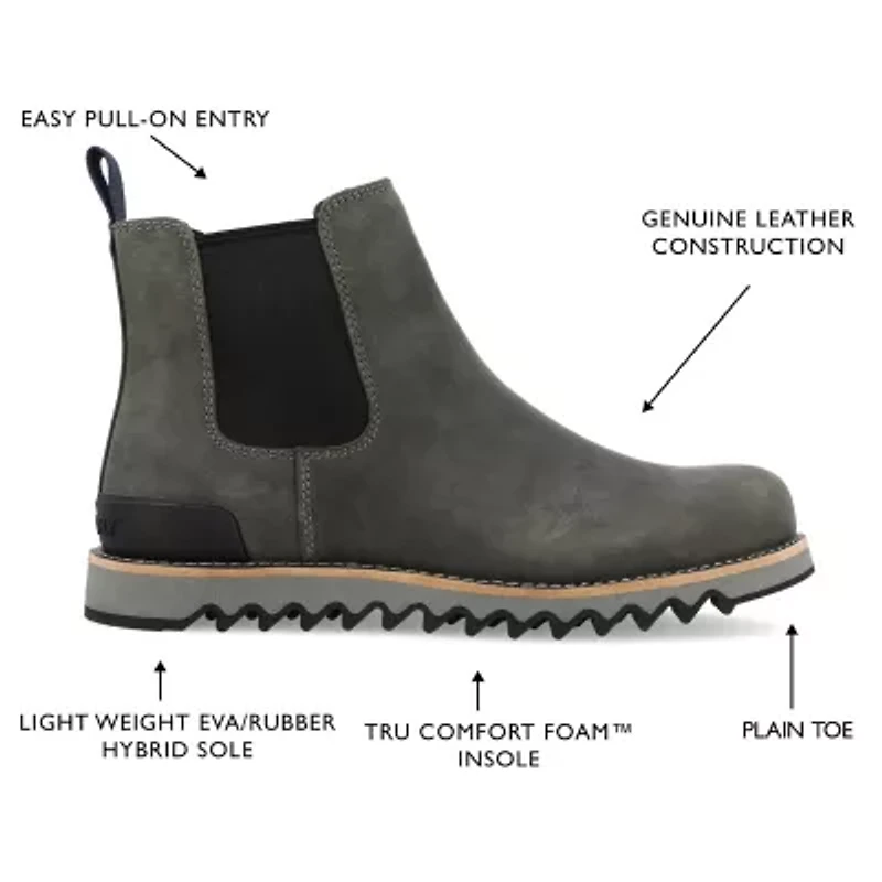 Territory Mens Yellowstone Flat Heel Chelsea Boots
