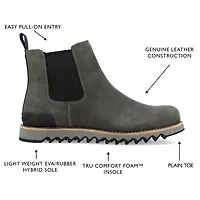 Territory Mens Yellowstone Flat Heel Chelsea Boots