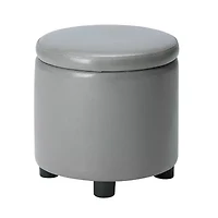 Designs4Comfort Round Storage Ottoman