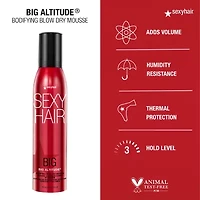 Sexy Hair Concepts Hair Mousse-6.8 Oz.