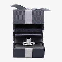 (I / I1) Womens 2 1/7 Ct. T.W. Lab Grown White Diamond 14K Gold Halo Engagement Ring