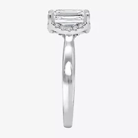 (I / I1) Womens 2 1/7 Ct. T.W. Lab Grown White Diamond 14K Gold Halo Engagement Ring