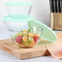 Martha Stewart Summersol  6-pc. Glass Bowls with Lids