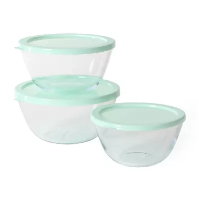 Martha Stewart Summersol  6-pc. Glass Bowls with Lids