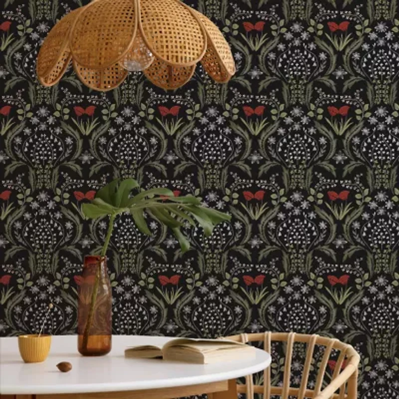 Tempaper Scandi Floral Peel & Stick Wallpaper