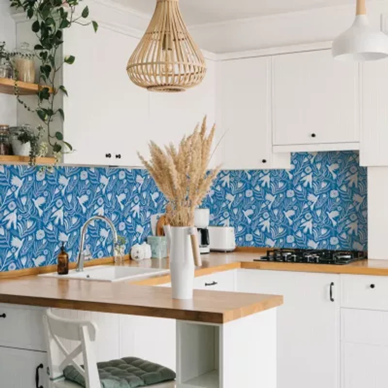 Tempaper Otomi Dove Peel & Stick Wallpaper