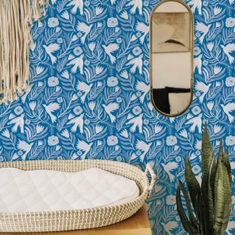 Tempaper Otomi Dove Peel & Stick Wallpaper