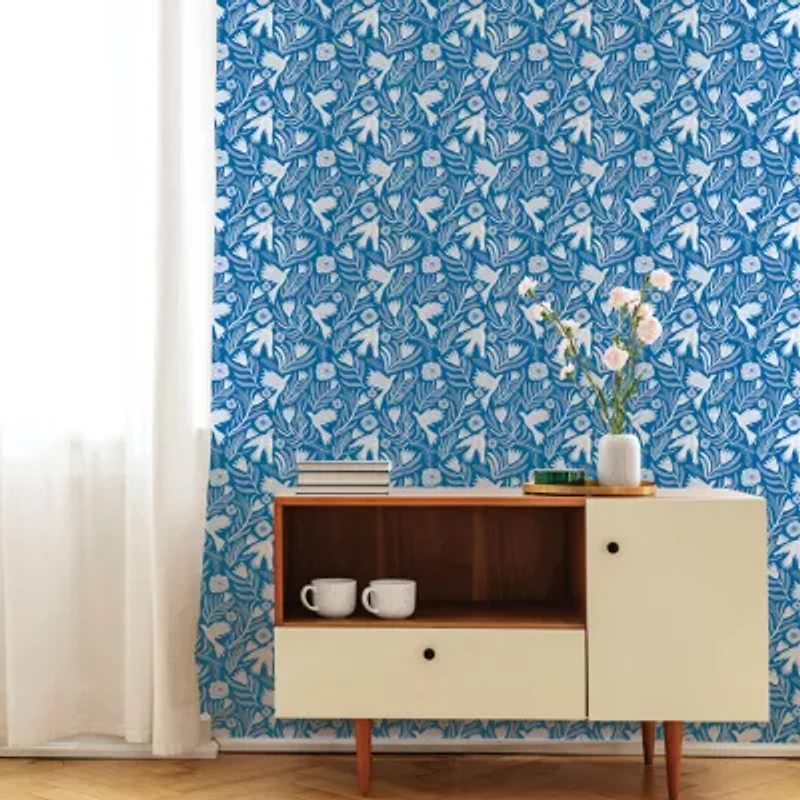 Tempaper Otomi Dove Peel & Stick Wallpaper