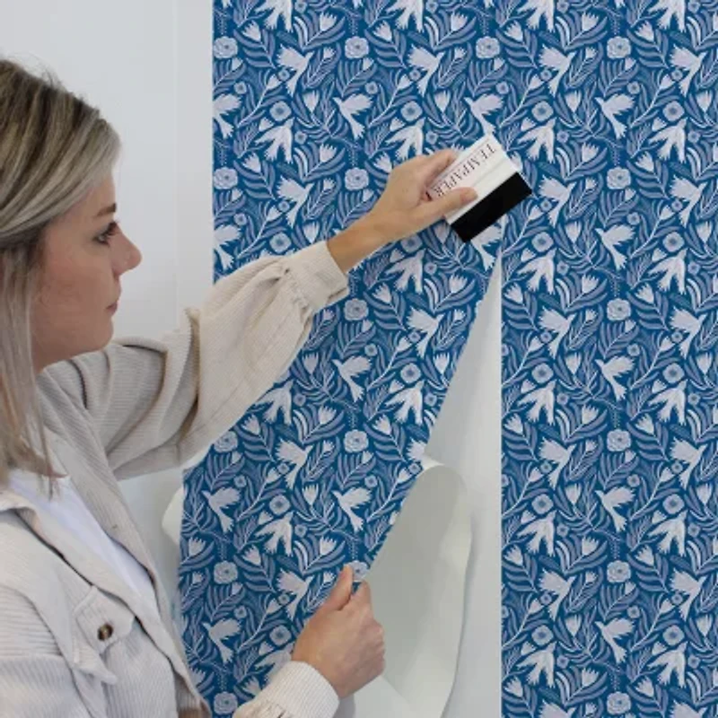 Tempaper Otomi Dove Peel & Stick Wallpaper