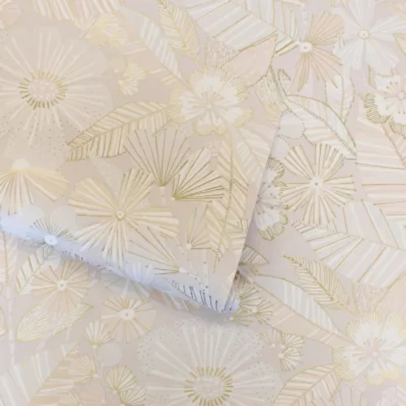 Tempaper Metallic Bloom Peel & Stick Wallpaper