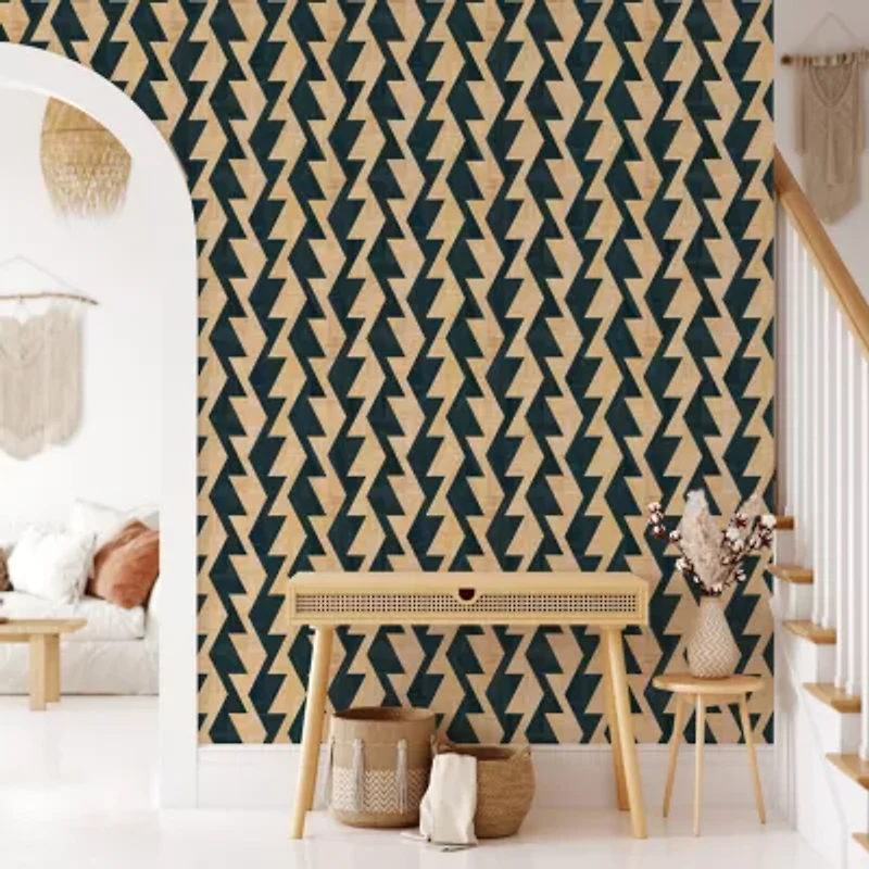 Tempaper Aztec Geo Peel & Stick Wallpaper