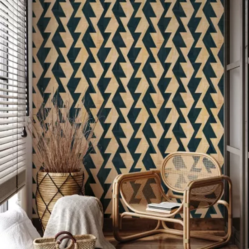 Tempaper Aztec Geo Peel & Stick Wallpaper
