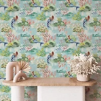 Tempaper Mermaid Toile Peel & Stick Wallpaper