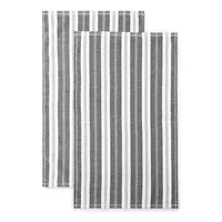 Cooks Striped Dual Purpose 4-Pc. Kitchen Towel Set