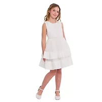 Bonnie Jean Little & Big Kid Girls Sleeveless Flower Girl Fit + Flare Dress