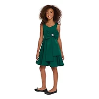 Bonnie Jean Big Kid Girls Sleeveless A-Line Dress