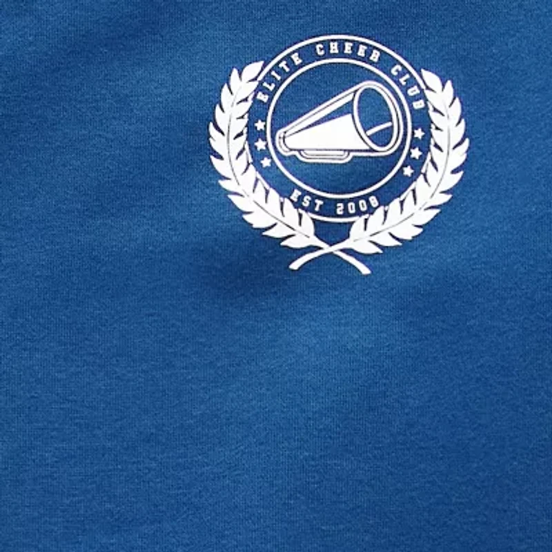 Xersion Little & Big Kid Girls V Neck Fleece Long Sleeve Sweatshirt