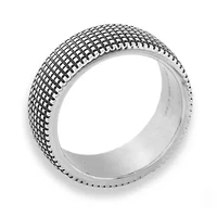 Mens 7MM Stainless Steel Wedding Band