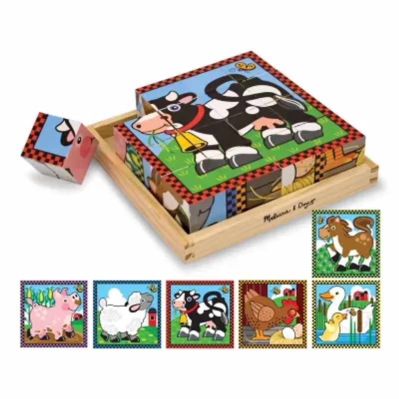 Melissa & Doug® Farm Cube Puzzle