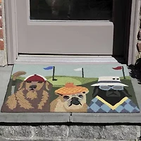 Liora Manne Frontporch Putts & Mutts Indoor/Outdoor Rug