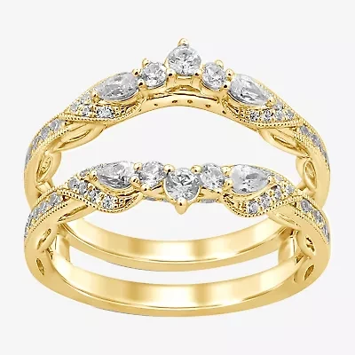 Womens / CT. T.W. Natural White Diamond 14K Gold Ring Guard