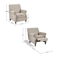 Madison Park Evanston Roll-Arm Recliner