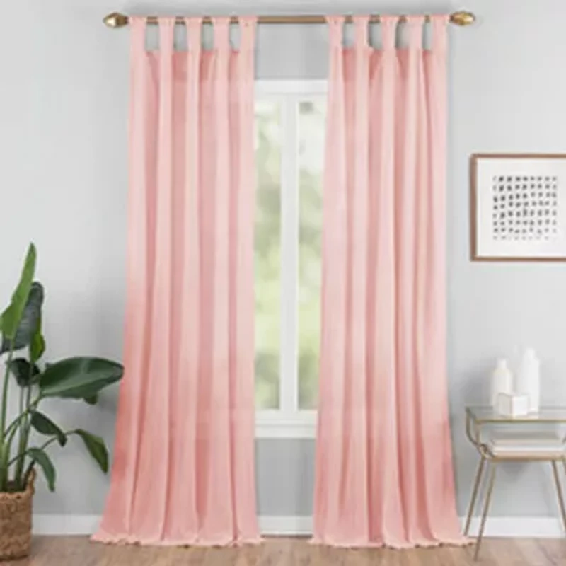 Vue Priya Tab Top Light-Filtering Single Curtain Panel