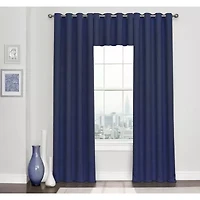 Eclipse Kingston Grommet Top Energy Saving Blackout Single Curtain Panel