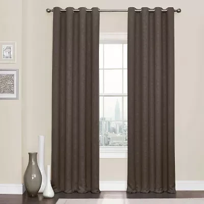 Eclipse Kingston Grommet Top Energy Saving Blackout Single Curtain Panel