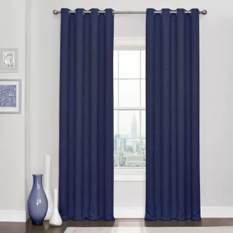 Eclipse Kingston Grommet Top Energy Saving Blackout Single Curtain Panel