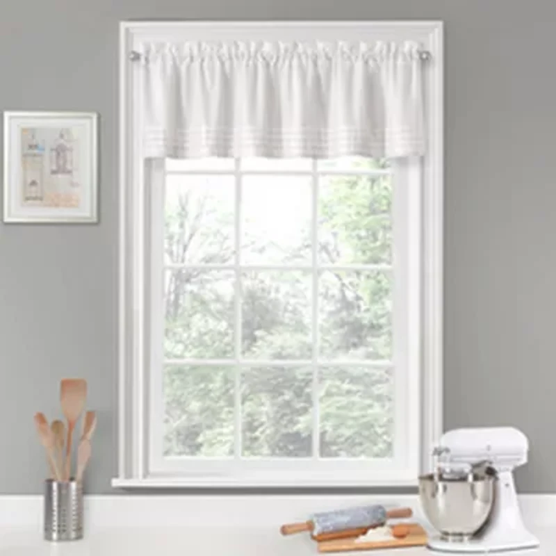 Vue Kingsbury Rod Pocket Tailored Valance