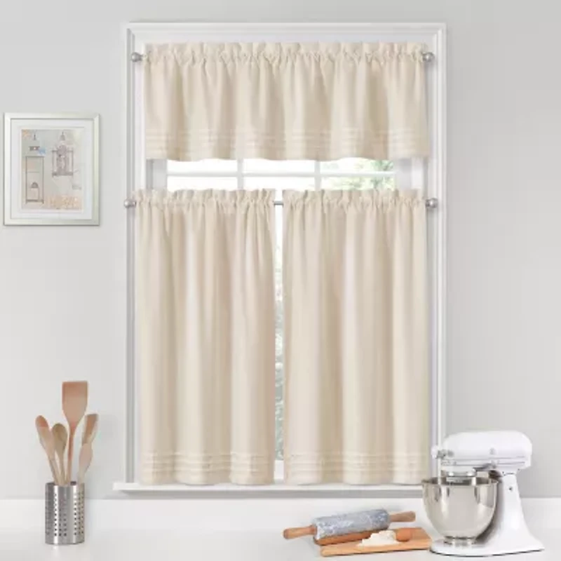 Vue Kingsbury Rod Pocket Tailored Valance