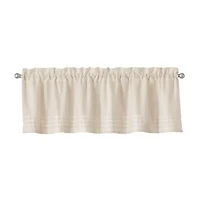 Vue Kingsbury Rod Pocket Tailored Valance