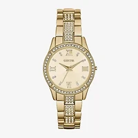 Womens Crystal-Accent Bracelet Watch