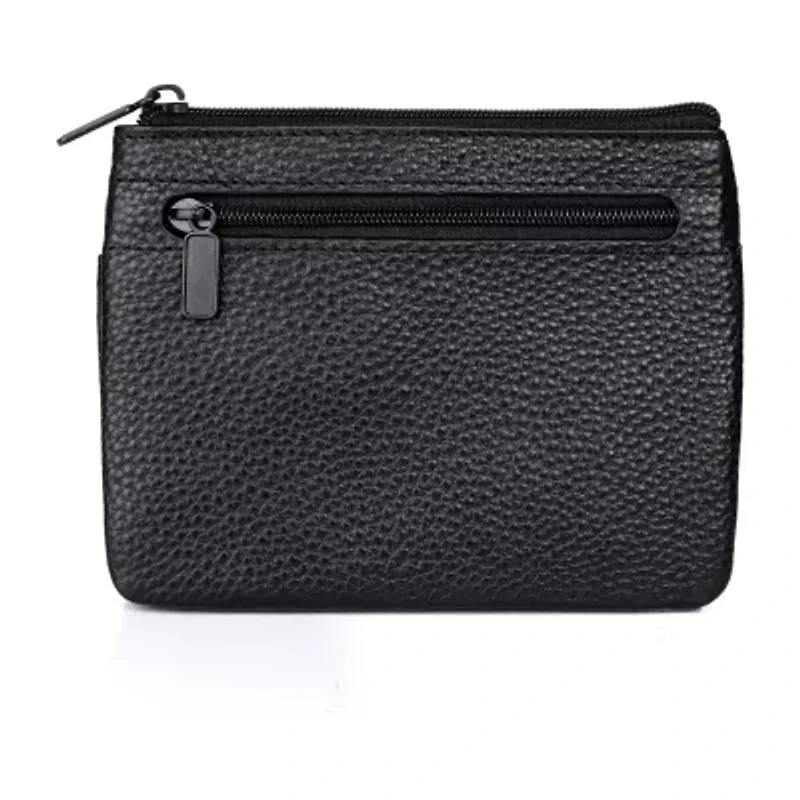 J. Buxton Solid Pebble Coin Case Wallet