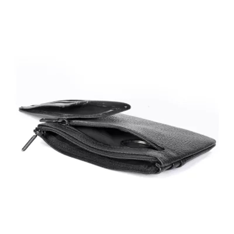 J. Buxton Solid Pebble Coin Case Wallet