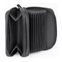 J. Buxton Womens Rfid Blocking Accordian Wallet