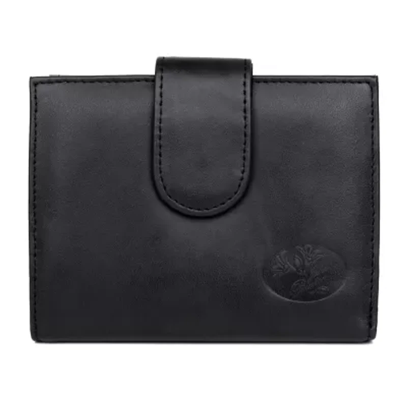 J. Buxton Womens RFID Blocking Indexer Wallet