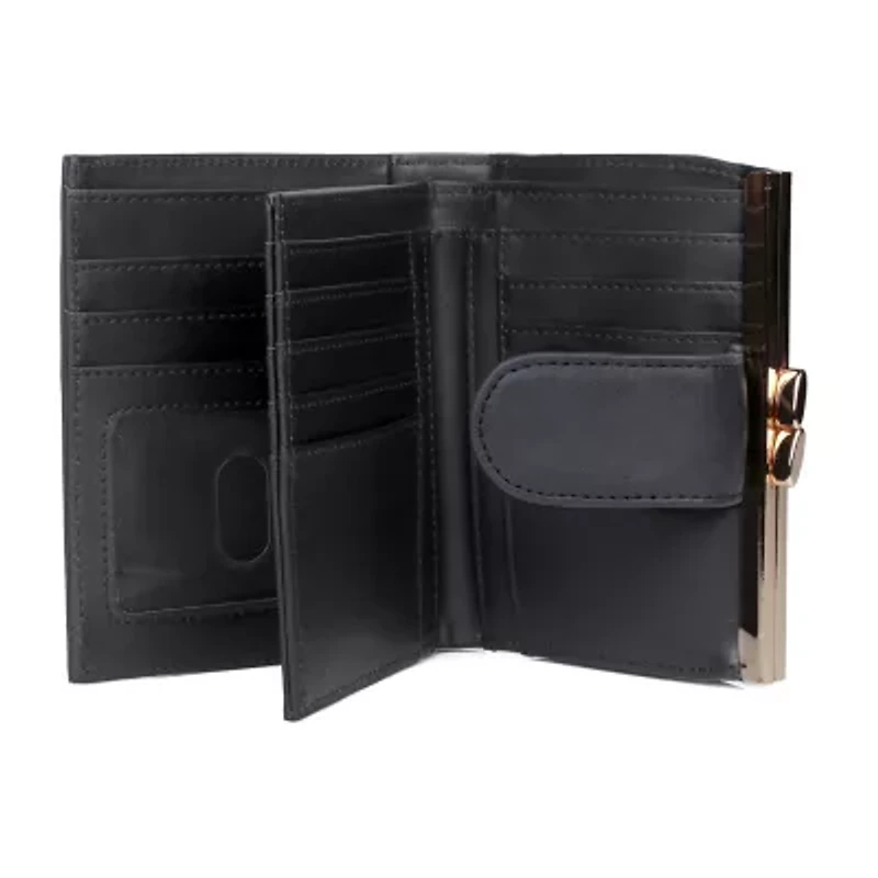 J. Buxton Womens Rfid Blocking Indexer Wallet