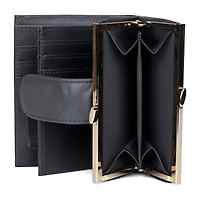 J. Buxton Womens Rfid Blocking Indexer Wallet