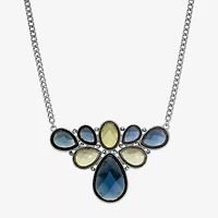 1928 Silver-Tone Womens 16 Inch Collar Necklace