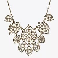 1928 Gold-Tone Womens 16 Inch Collar Necklace