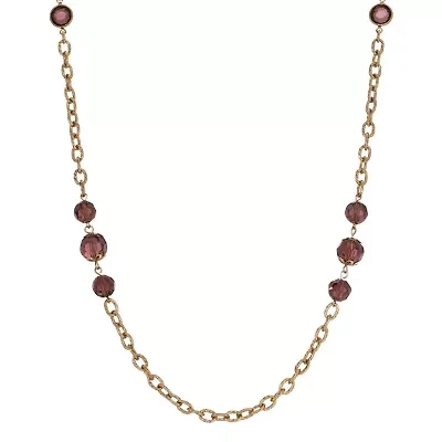 1928 Gold-Tone Womens 40 Inch Strand Necklace