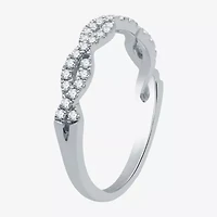 Signature By Modern Bride (G / Si1 - Si2) Womens 1 1/2 CT. T.W. Lab Grown White Diamond 10K Gold Side Stone Halo Bridal Set