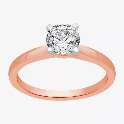 1 CT. Lab-Grown (G / SI2) Diamond Round Solitaire Engagement Ring 10K or 14K Gold