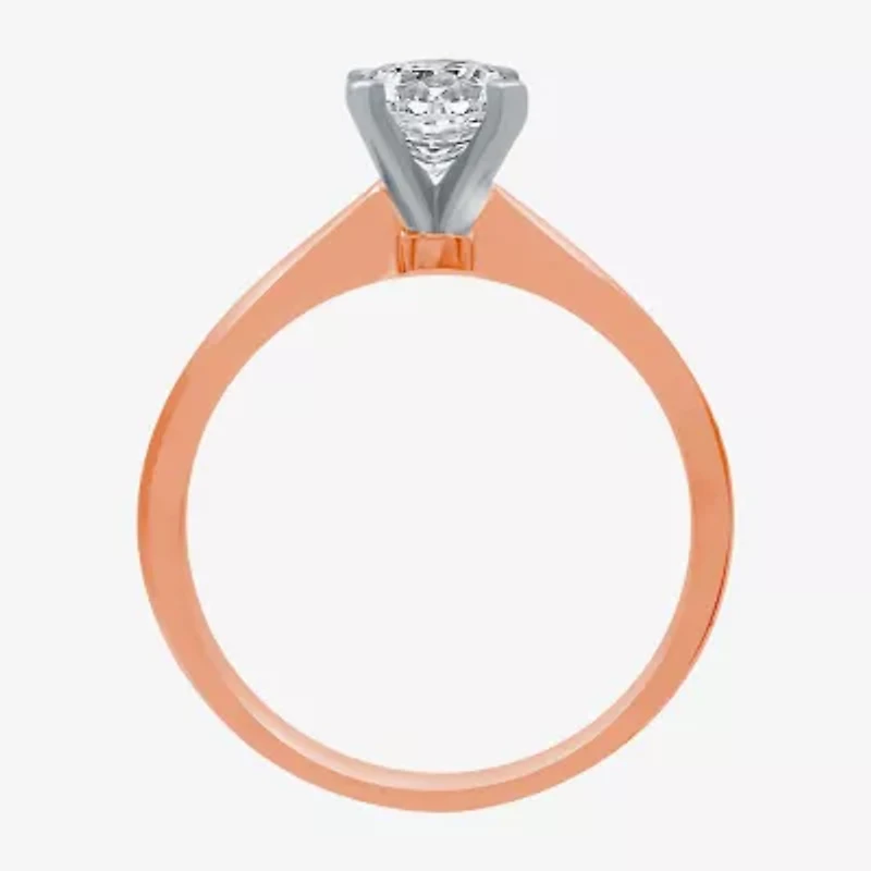 1 CT. Lab-Grown (G / SI2) Diamond Round Solitaire Engagement Ring 10K or 14K Gold