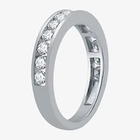(H-I / I1) Womens 7/8 CT. T.W. Lab Grown White Diamond 10K Gold Wedding Band